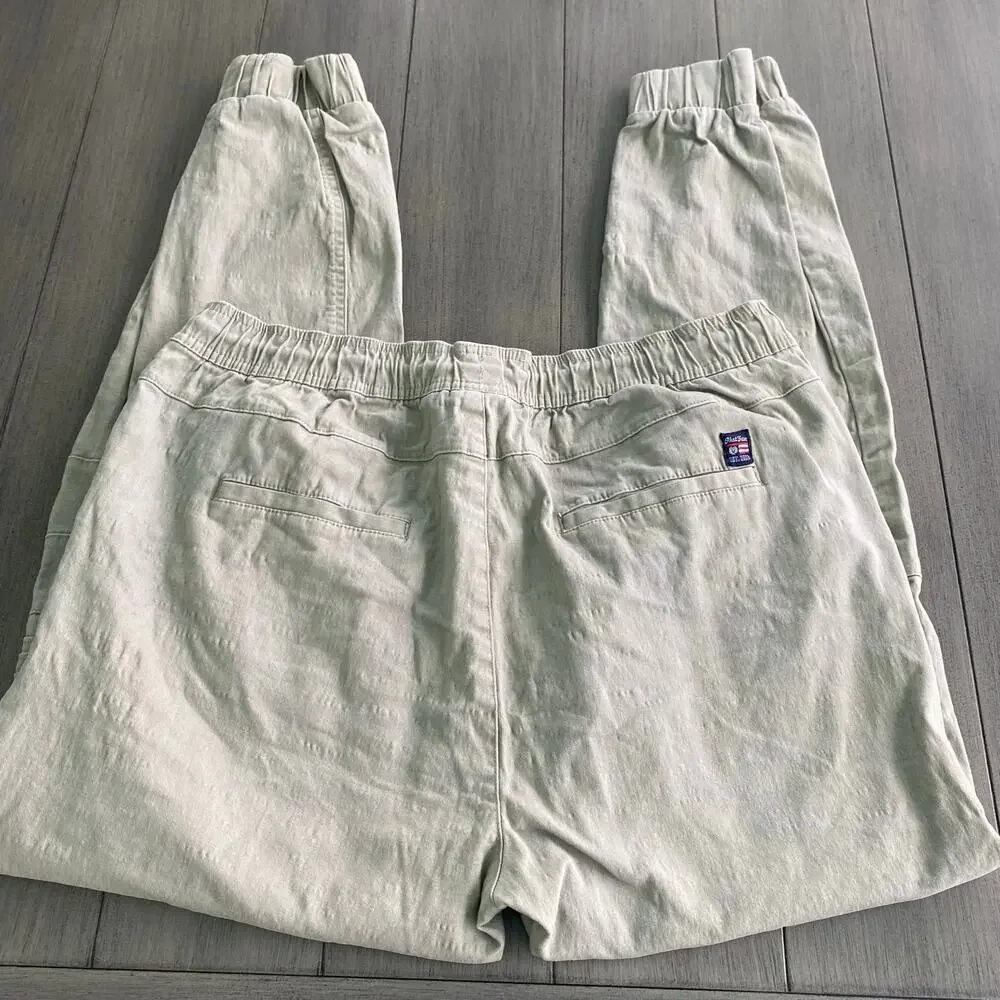 Phat Farm Y2K Relaxed Jogger Pants • Khaki • Men’s 3X • Elastic Cuffs